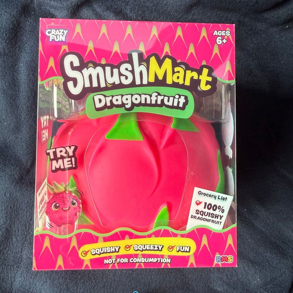 SmushMart - Dragonfruit: JUMBO Squishy Sensory Fidget Toy